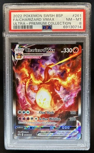 2022 Pokemon SWSH Black Star Promos Charizard VMAX #SWSH261 PSA 8