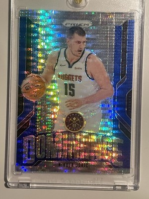 2024-25 Panini Prizm - Dominance Nikola Jokić #2 Blue Pulsar Prizm /99