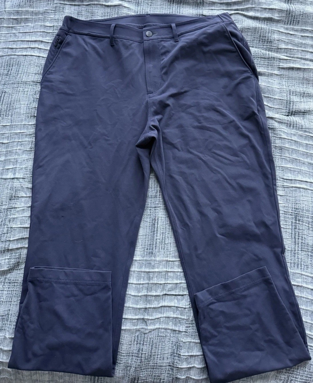 Public Rec Gamechanger Pants Navy Blue Stretch Waist Jogger 36x32