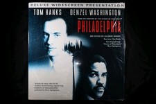 Philadelphia Widescreen Laserdisc - Tom Hanks  Denzel Washington
