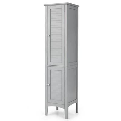 #ad Storage Cabinet Bathroom High Cabinet with 5 Tier Storage Shelves Narrow Ta... $205.96