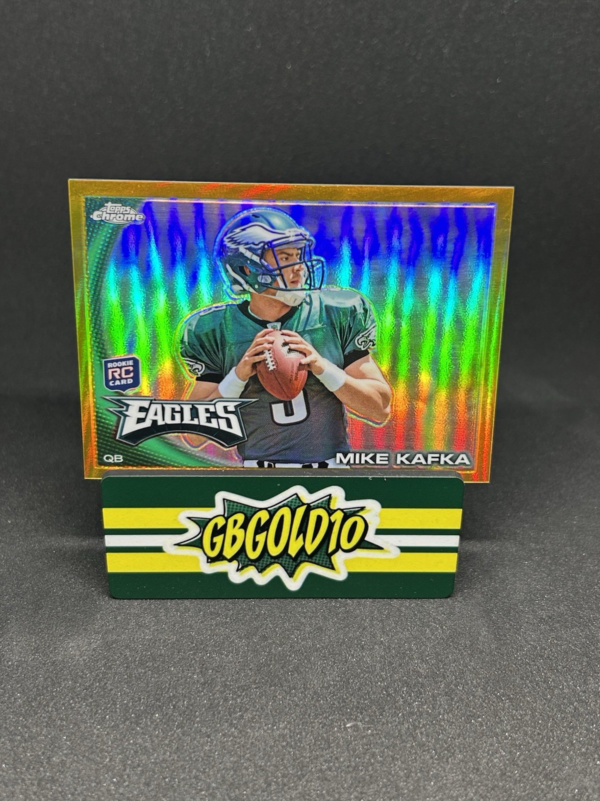 Mike Kafka Topps Chrome #C139 Gold Refractor