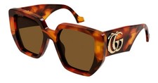 Gucci GG0956S Tortoise/Brown Oversized Women's Sunglasses NEW IN BOX 