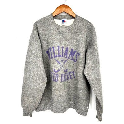 Russell Athletic Williams College Field Hockey 90's Gray Crewneck Sweatshirt XL