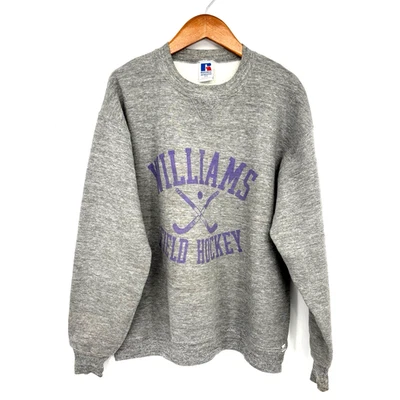 Russell Athletic Williams College Field Hockey 90's Gray Crewneck Sweatshirt XL - Image 1 of 4