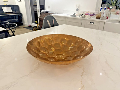 Tom Dixon Hex Bowl Copper, Size Large