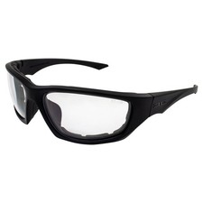 Epoch Eyewear Foam3 Padded Motorcycle Sunglasses Black Frames Clear Lens ANSI