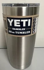 Yeti 20oz Stainless Steel Tumbler MagSlider Lid Coffee Cup Mug Vacuum Rambler
