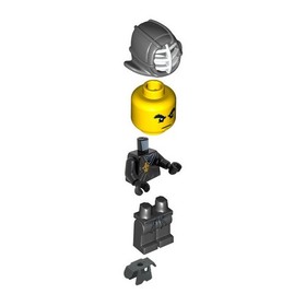 Lego Ninjago Kendo Cole Black Ninja Minifigure 9551 9457 9455 Genuine