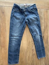 Paige Skyline Low Rise Womens Stretch Denim Blue Jeans Sz 26 Made In USA