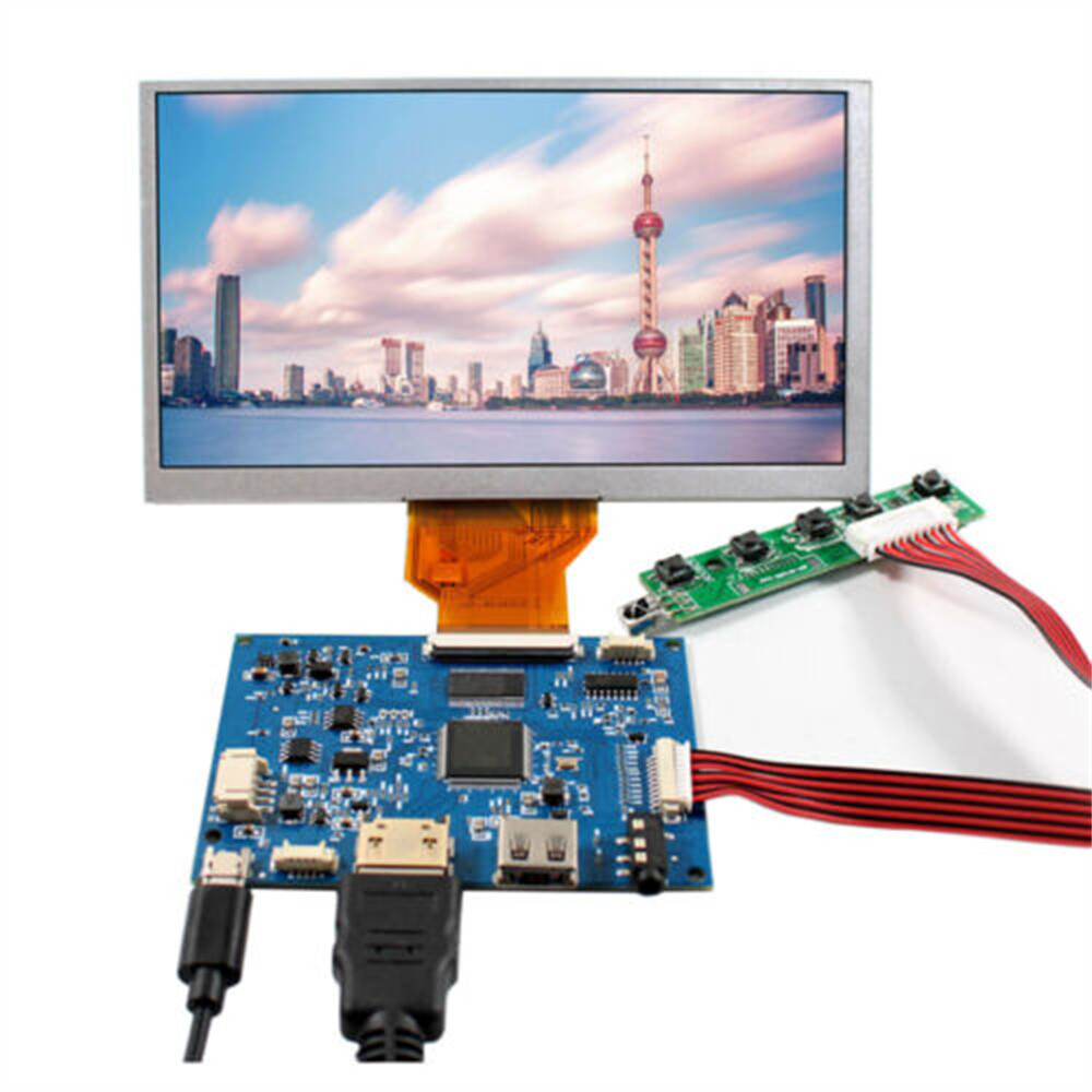Écran LCD 6,5 Pouces AT065TN14 Avec Carte Contrôleur Mini HDMI/Type-C