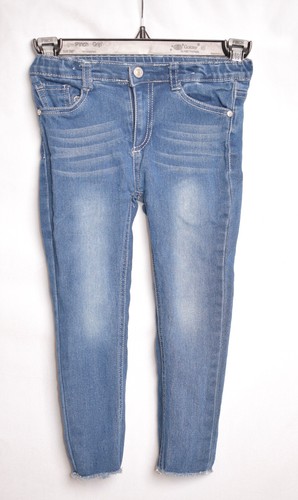 Jessica Simpson Girls Size 4T Dark Wash Frayed Hem Skinny Jeans
