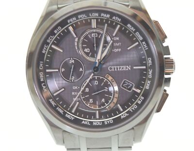 Citizen Attesa H804-T019731 Eco-Drive Day Date Titan Black Citizen Attesa H804-T019731 Eco-Drive Day Date Titan Black