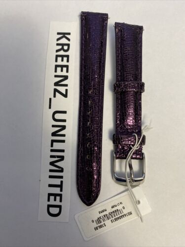 michele purple and blue snakeskin watch band strap 18MM x  display picture 3