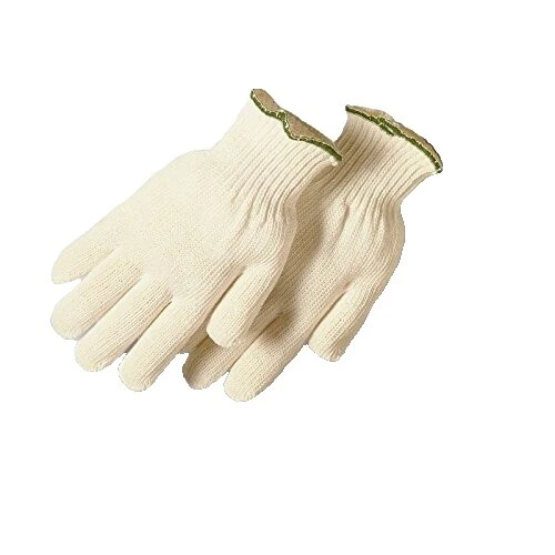 White Leather Vintage Gloves