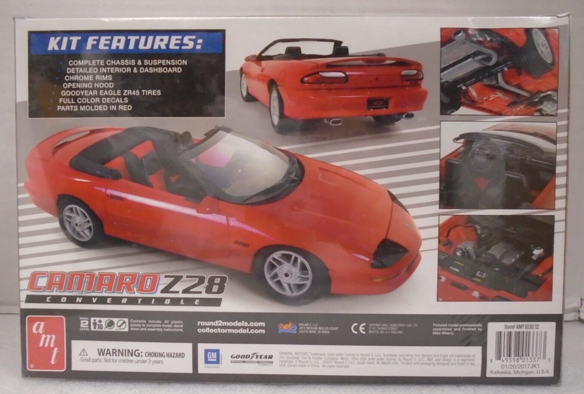 AMT 1030/12 1994 CAMARO Z28 CONVERTIBLE MODEL KIT 1/20 SCALE NEW
