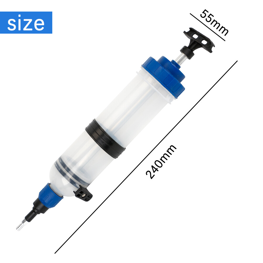 1.5L Oil Suction Filler Fluid Transfer Hand Syringe Gun Pump Extractor Gearbox