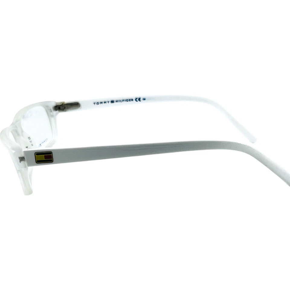 Tommy Hilfiger 1061 男式塑料眼镜框 0HKN 水晶白色 52-14 — 第 3/4 张图片