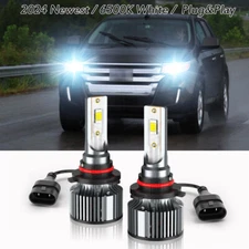 Para For Ford Edge 2011- 2012 2013 2014 faro LED luce altas y bajas 6500K blanco