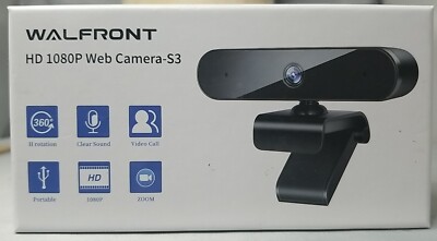 Walfront HD 1080P Web Camera S3 For PC 360 Degree Rotation W ...