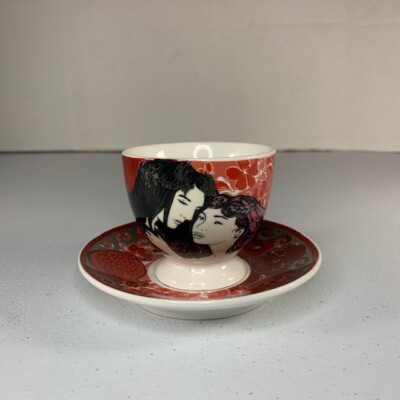 Illumicrate Tea Cup and Saucer Set Greek Mythology Hades and Persephone