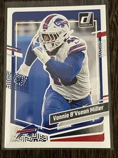 💥Vonnie B'Vsean Miller Von Miller 2023 Donruss Full Name SP Buffalo Bills #36