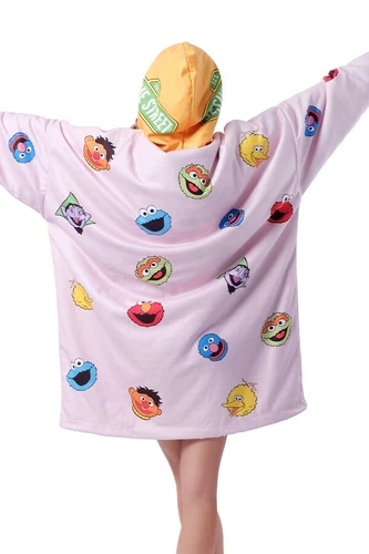 SESAME STREET HOODIE BLANKET