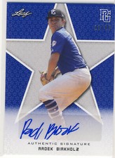 RADEK BIRKHOLZ 2020 Leaf Perfect Game PG Blue AUTO /15 NOTRE DAME