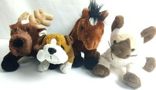 GANZ Webkinz Lot Of 4    No Tags No Codes     HM160, HS126, HM101, HM137