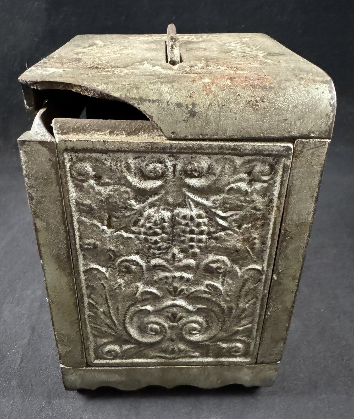 Vintage Cast Iron Coin Deposit Bank Safe Vault Combination Lock eBay