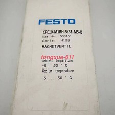 New FESTO CPE10-M1BH-5/3E-M5-B 533161 Solenoid Valve Via FedEx or DHL