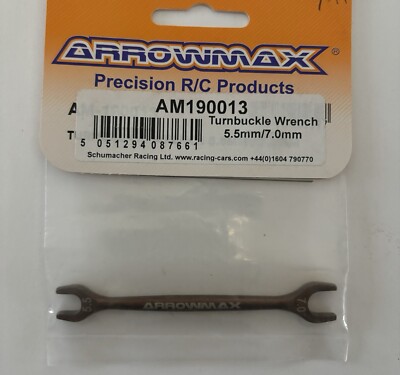 Arrowmax 5,5 mm & 7 mm Spannschlossschlüssel doppelendig RC Modellwerkzeuge AM190013
