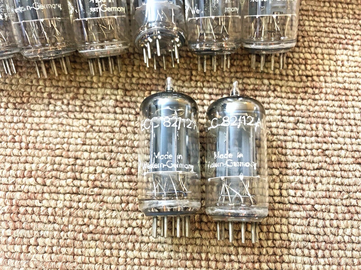 ECC83/12AX7　TELEFUNKEN　ダイヤマーク有り Telefunken ECC83 12AX7 Ribbed Plates Diamond Logo NOS NIB Matched