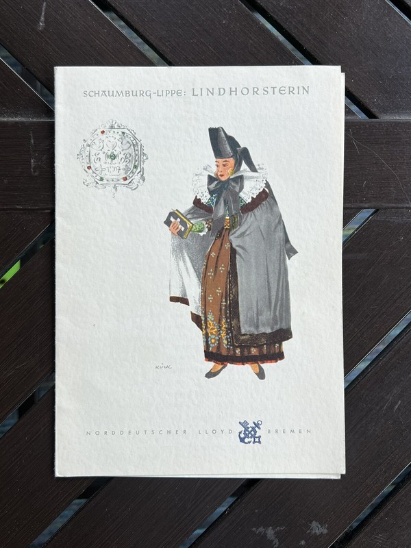1960 MS Berlin Lunch Menu - North German Lloyd - July 17th