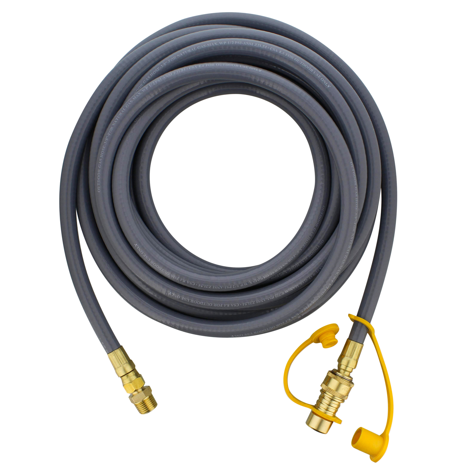 BISupply Natural Gas Grill Hose 24ft 3/8in Female Flare to 3/8in Male Flare eBay