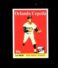 2010 Topps Cards Your Mom Threw Out CYMTO #CMT7 ORLANDO CEPEDA 1958 Reprint
