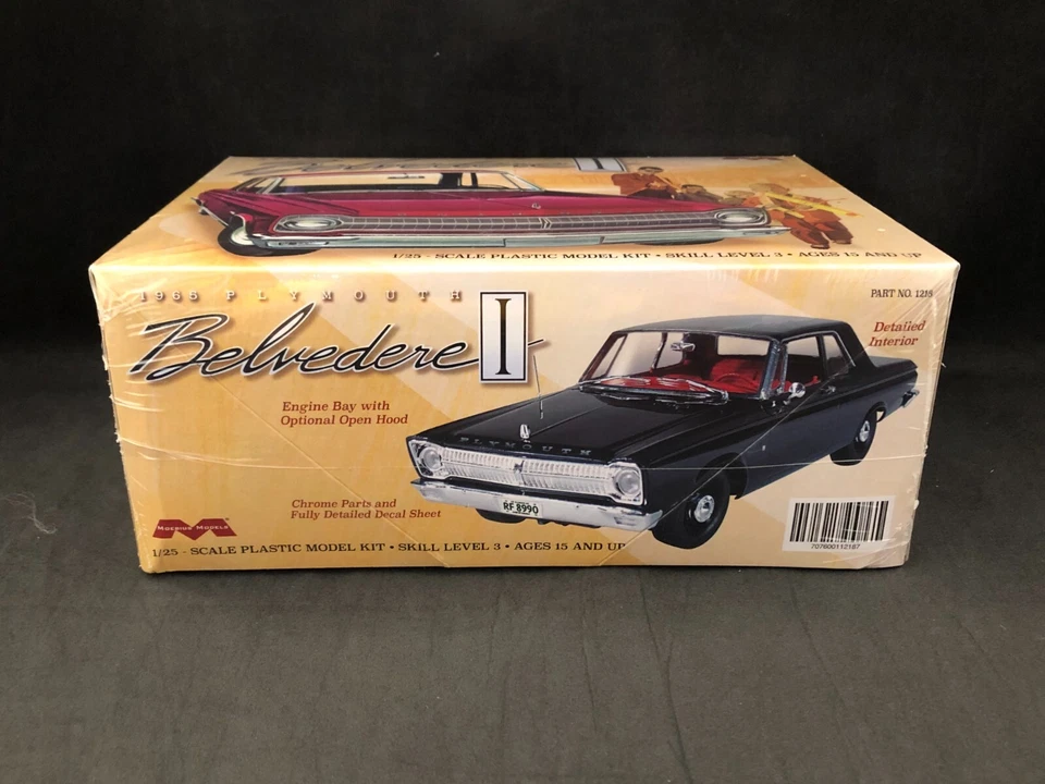 Moebius Models 1965 Plymouth Belvedere I - 1:25 Scale Plastic Model Kit 1218 - Image 2 of 4