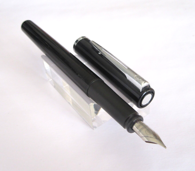 Stylo Plume Et Roller Waterman Phileas - Couleur Noire - Résine - Occasion Avec écrin - Ensemble Plume Et Bille