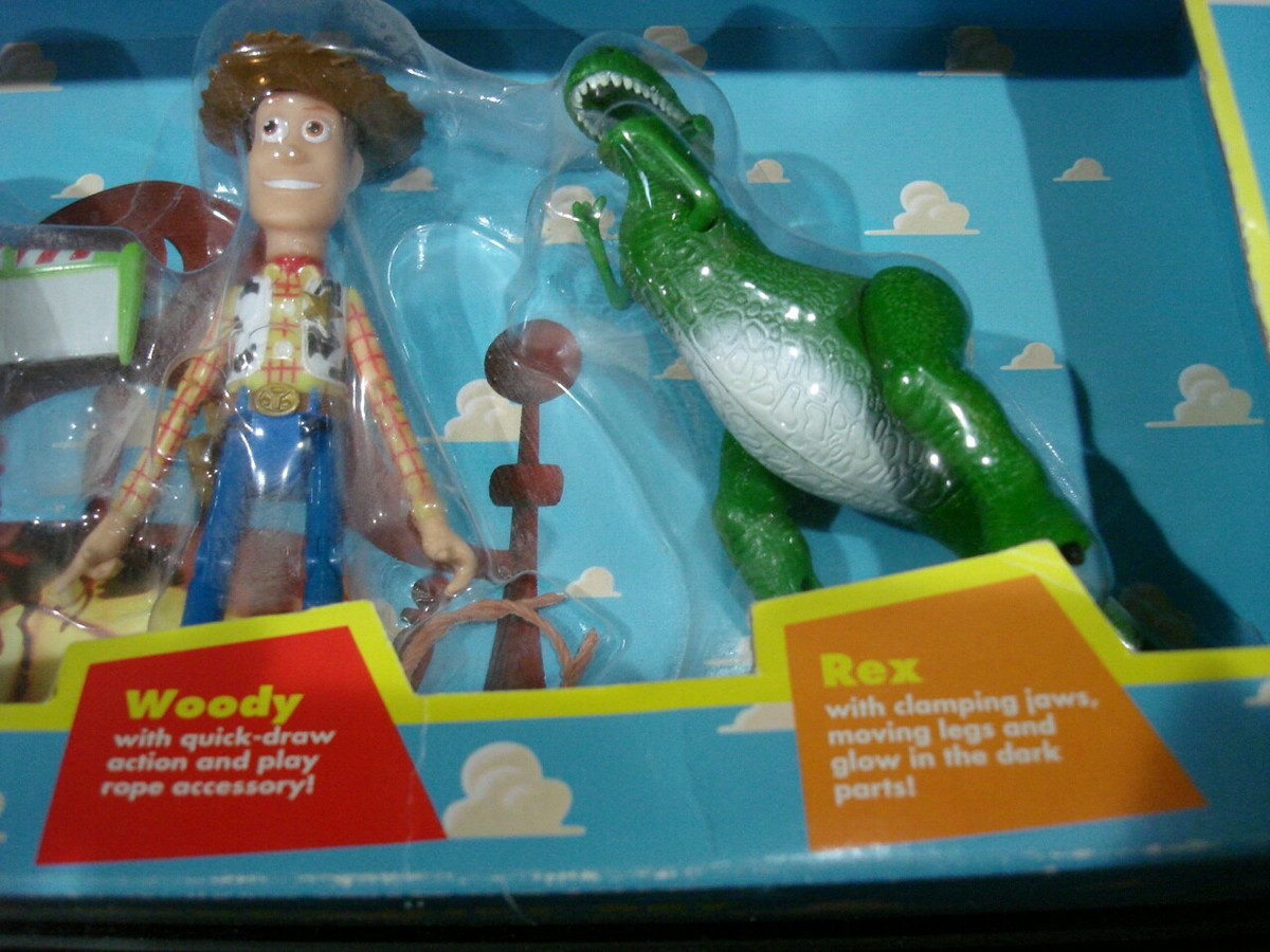 TOY STORY アクションレックス ハム 2体セット　トイ・ストーリー NEW 1995 Disney Original Toy Story Action Figure Gift Set-Hamm
