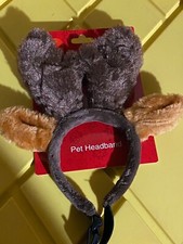 Pet Holiday Christmas Antlers for Dogs  Cats