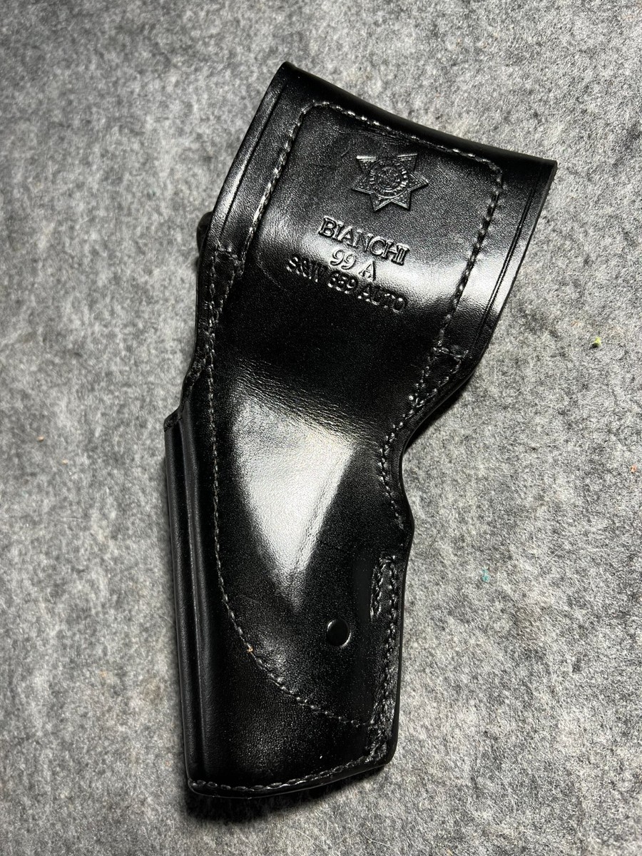 Bianchi 99A S&W 659 Auto Black Leather Holster | eBay