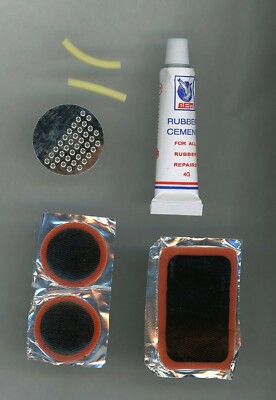 Bicycle Tire Repair Kits Pieces all types Rubber Cement Glue