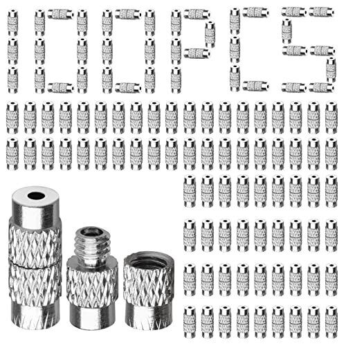 100 Sets Brass Screw Twist Clasps Barrel Clasps Barrel Clasps for Jewelry  - Picture 1 of 5