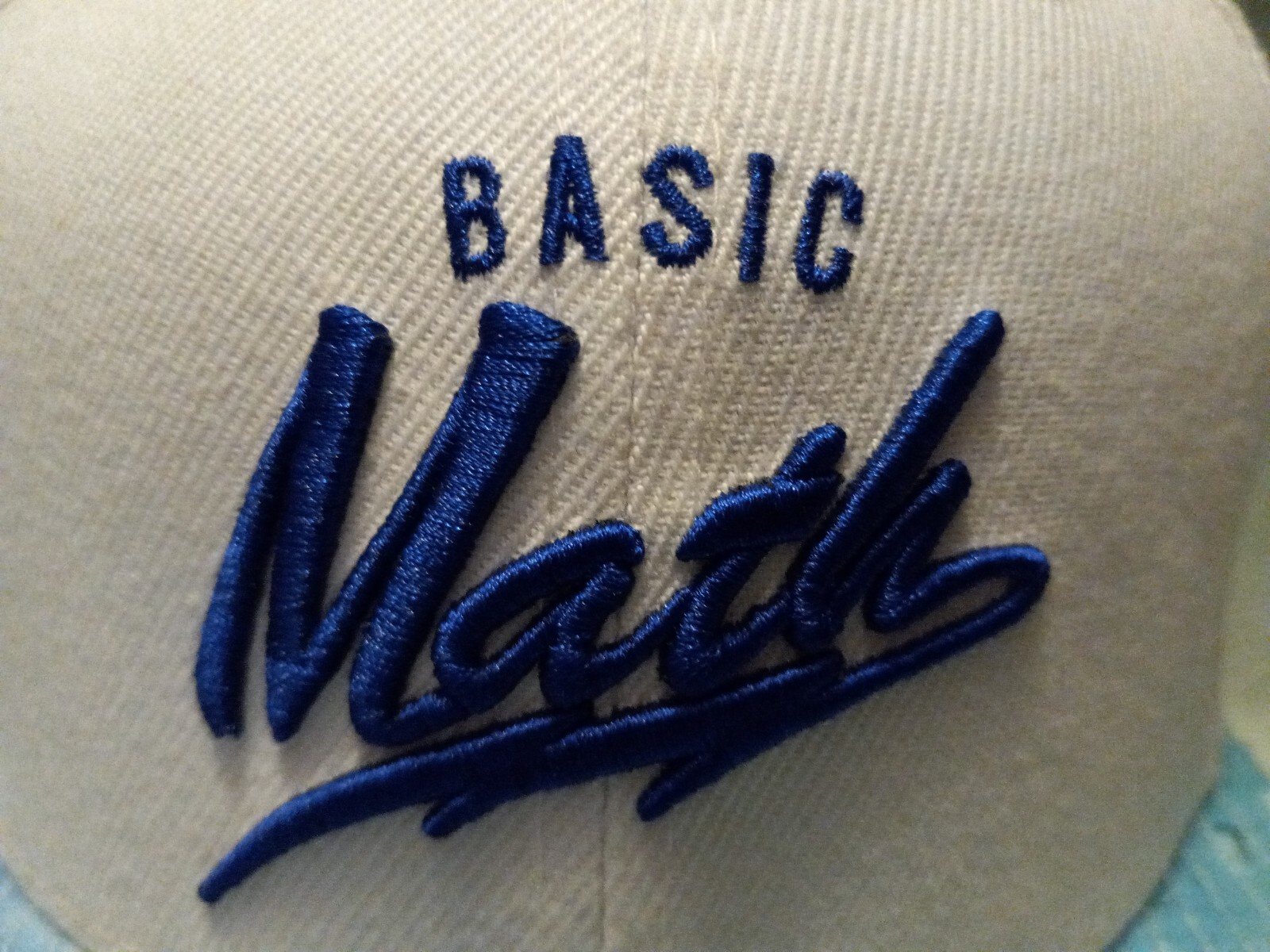 Unisex Adj Snapback Basic Math Embroidered Flat B… - image 7