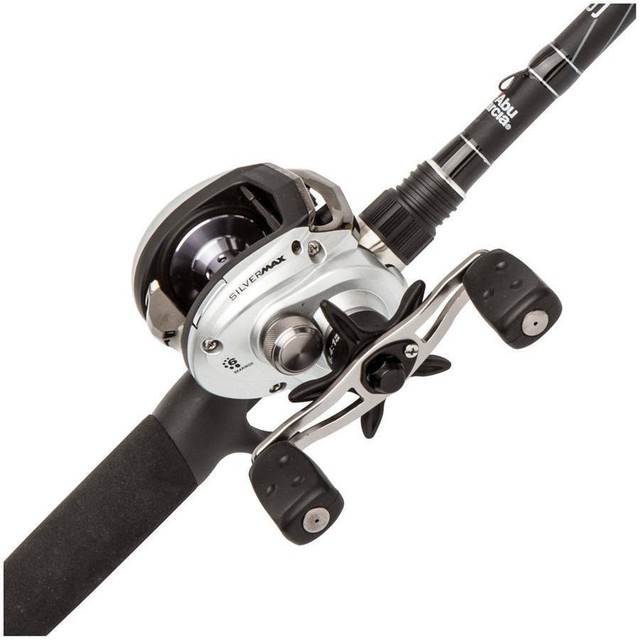 abu garcia catfish commando baitcast reel and fishing rod combo