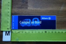 Old Sticker Camping Insurance CAMPER ON BOARD Alliance