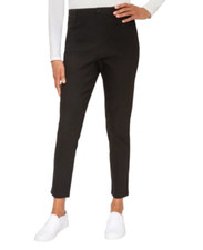 NWT Mario Serrani Women's Italy Textured Pull On Pant Burgundy Sz L 65 11HL335