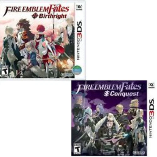 Fire Emblem Fates: Birthright + Conquest 3DS New Game Bundle (RPG)