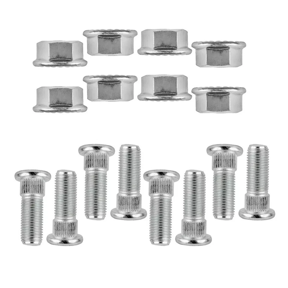 8PCS Wheel Nut And Stud for Polaris ATV UTV 7515513 7547211 7542459 3/8"-24 - Image 3 of 4