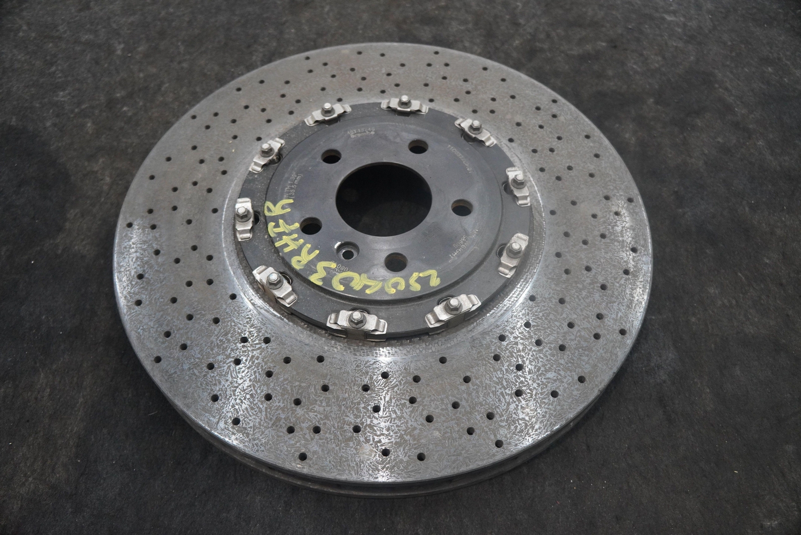 Front Disc Brake Rotor Carbon Ceramic 11C0377CP OEM McLaren 650S 2015